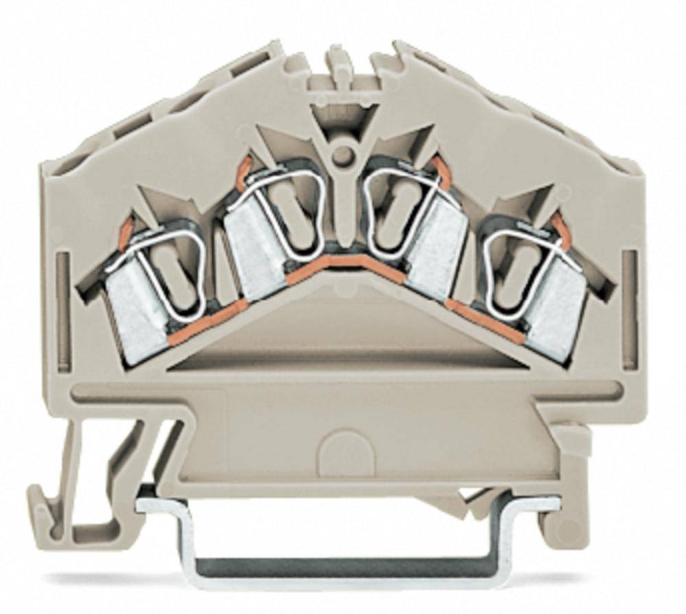 Клемма WAGO 280-996, 4 pin, 0.20мм² - 2.50мм², 550В, 23А, конф: L, (100 шт)