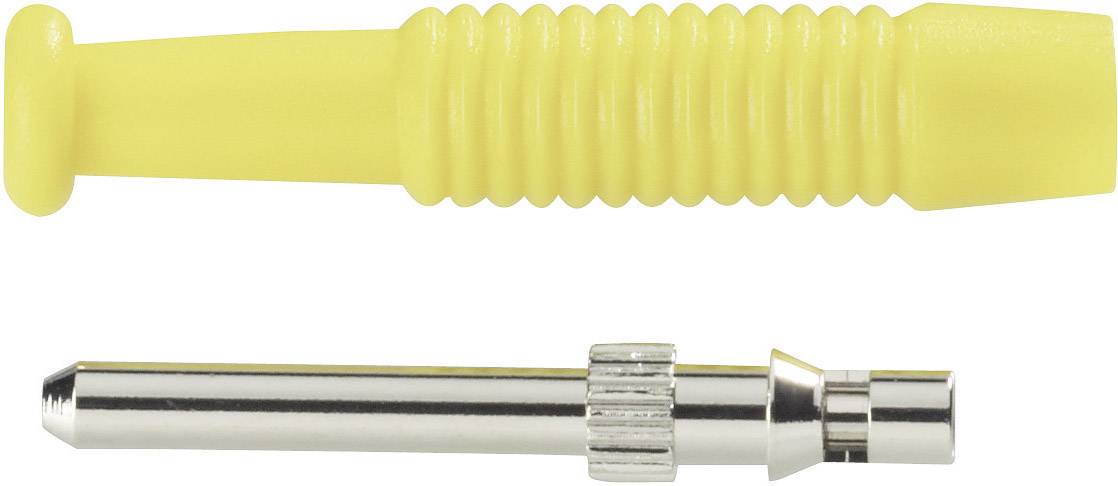 973509103, SKS-HIRSCHMANN MST 3 - Банановый штекер, Ø-контакта: 2 мм, желтый : 1 шт.