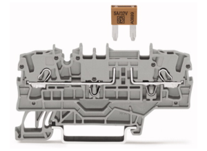 Клеммная колодка предохранителя WAGO 2002-1981, 2 pin, 0.25мм²-4.0мм², 400В, 10А, (1 шт)