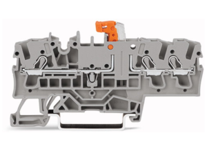 Клеммная колодка с размыкателем WAGO 2002-1771, 1 pin, 0.75мм²-4.0мм², 400В, 16А, (1 шт)