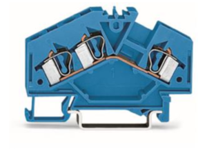 Проходная клеммная колодка WAGO 281-651, 1 pin, 0.08мм²-4.0мм², 800В, 32А, (1 шт)