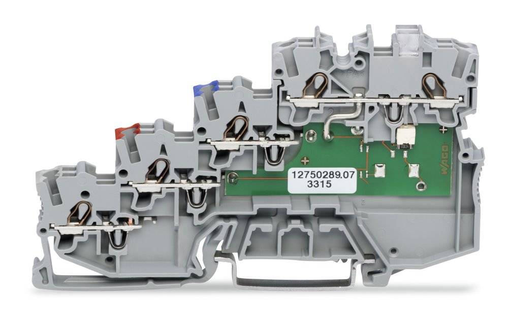 Клемма бесконтактного переключателя WAGO 2000-5410/1101-951, 10 pin, 0.14мм² - 1.50мм², 24В, 13.5А, (50 шт)