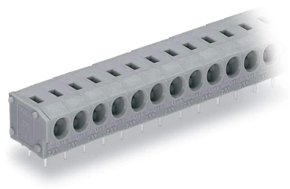 Быстроразъемная клемма WAGO 235-408/333-000, 8 pin, 0.25мм² - 2.50мм², 320В, 24А, CS: 5мм;5.08мм, (100 шт)