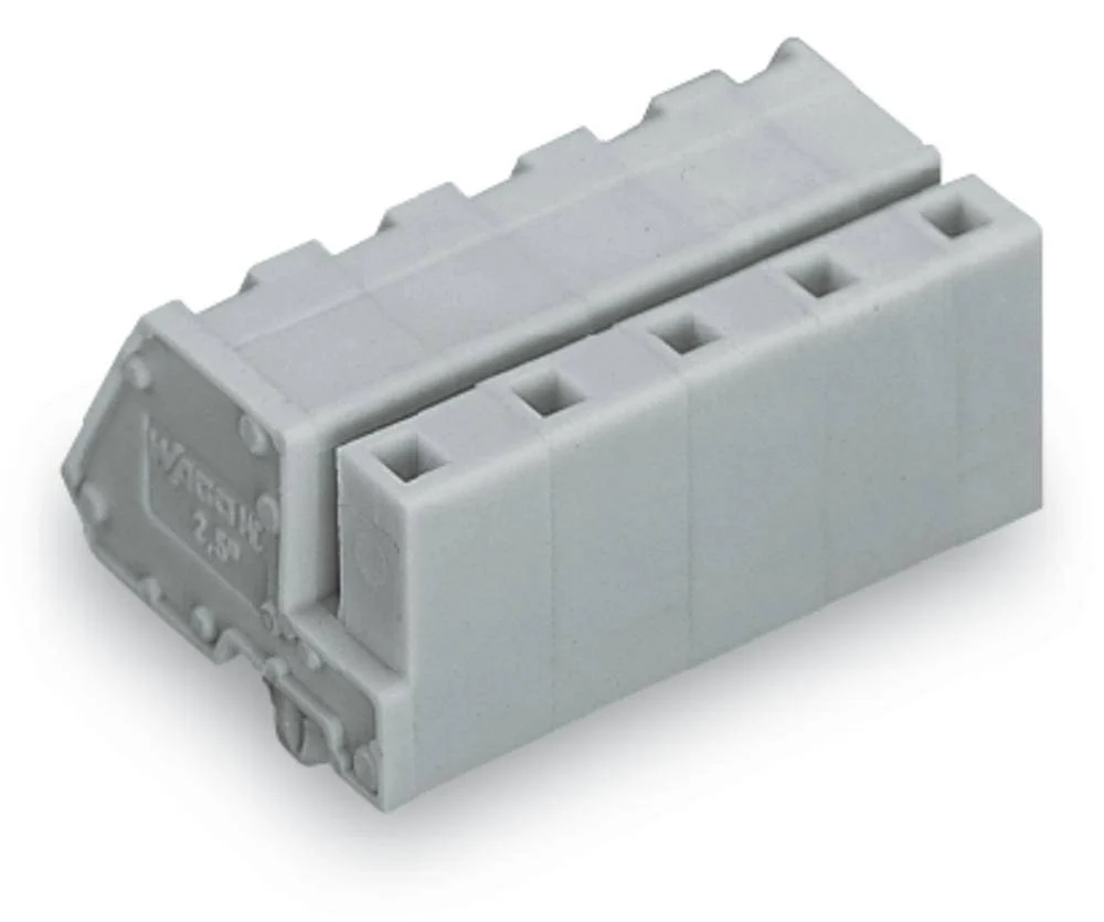 Розетка для подключения кабеля WAGO 731-532/008-000, 2 pin, 0.08мм² - 2.5мм², 300В, 15А, CS: 7.50мм, (100 шт)