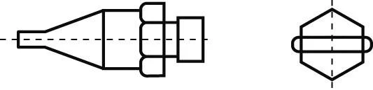 Сопло для горячего воздуха Weller T0058727773 F04