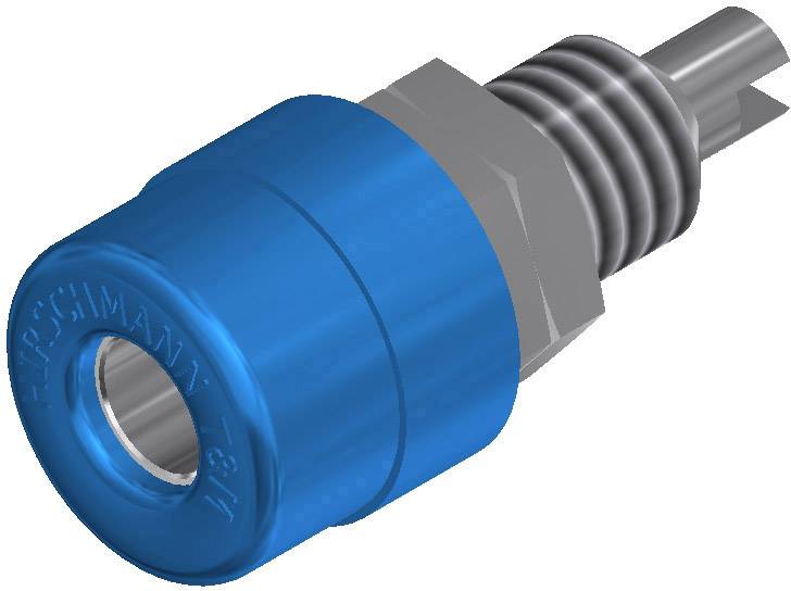 930176102, SKS-HIRSCHMANN BIL 20 - Лабораторное гнездо, Ø-контакта: 4 мм, синий : 1 шт.