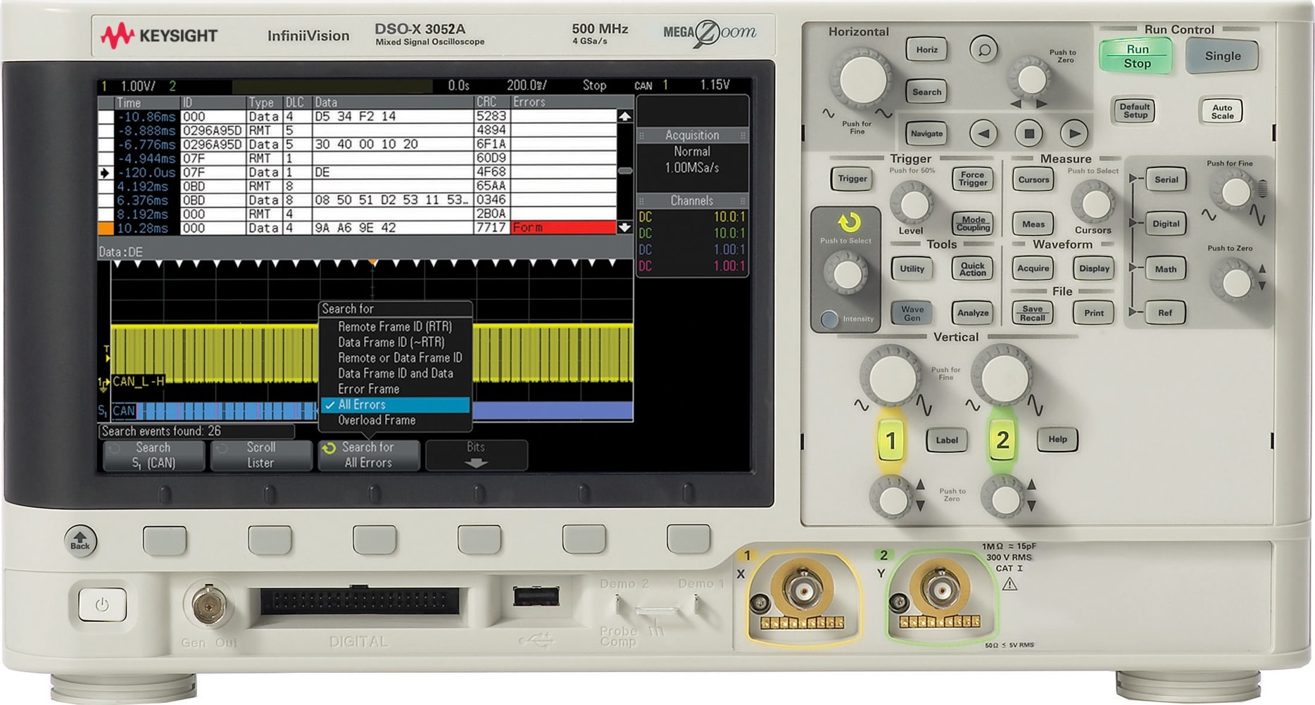 Осциллограф Keysight DSOX3052A 