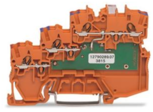 Клемма питания инициатора WAGO 2000-5372/1102-953, 4 pin, 1.0мм², 24В, 13.5А, (1 шт)