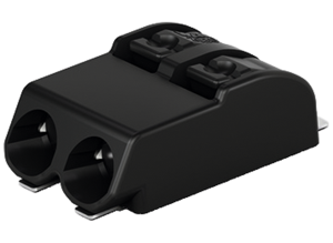 Клеммная колодка SMD WAGO 2060-472/998-404, 2 pin, 0.2мм²-0.75мм², 160В, 9А, CS: 4мм, (1 шт)