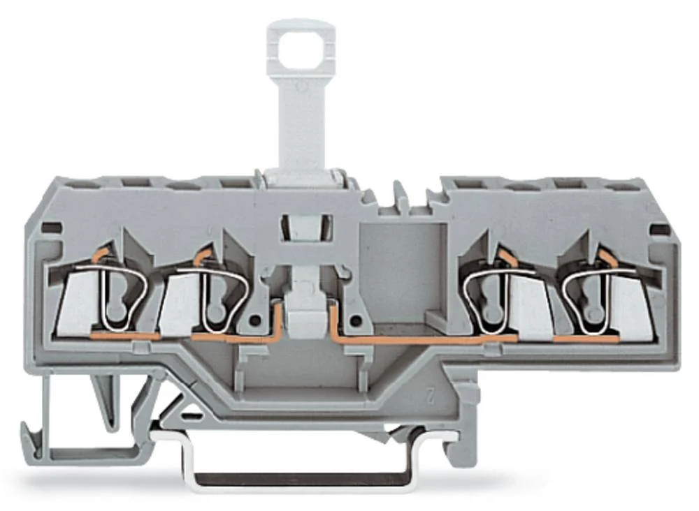N клемма с разделителем WAGO 280-676, 4 pin, 0.08мм² - 2.50мм², 400В, 10А, конф: N, (50 шт)