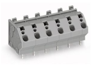 Клемма печатной платы WAGO 745-204/000-023, 4 pin, 0.08мм²-4.0мм², 1000В, 32А, CS: 10мм, (1 шт)