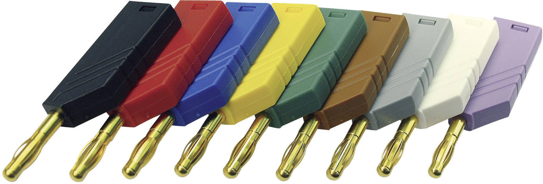 934100705, SKS-HIRSCHMANN LAS N WS Au - Штекер с ламелями, Ø-контакта: 4 мм, коричневый : 1 шт.