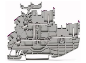 Двухуровневая клемма WAGO 2020-2238, 1 pin, 0.14мм²-1.5мм², 500В, 13.5А, (1 шт)