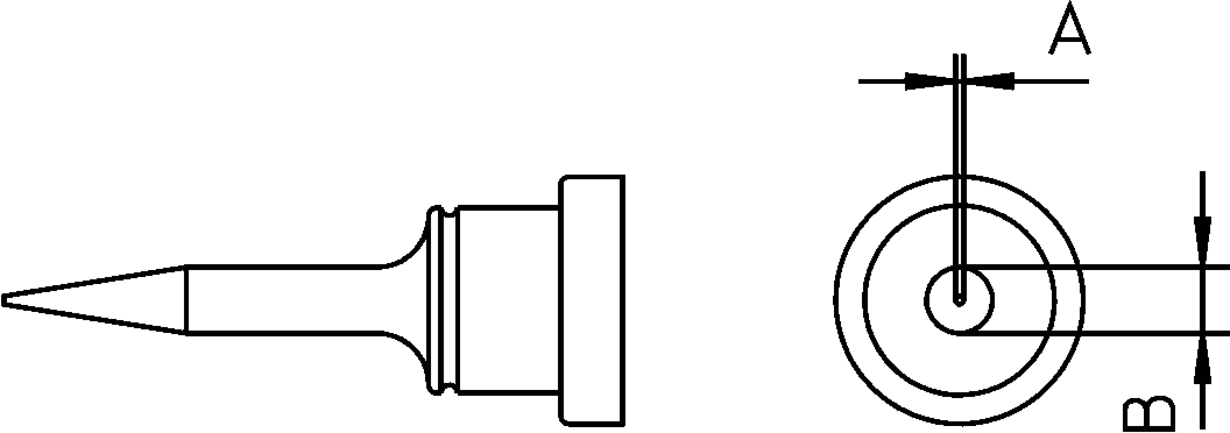 Паяльное жало Weller T0054443699 LT 1S