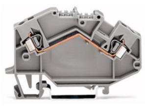 Проходная клеммная колодка WAGO 780-601, 1 pin, 0.08мм²-2.5мм², 1000В, 24А, (1 шт)