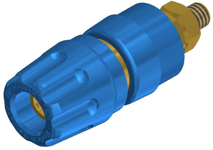 930103702, SKS-HIRSCHMANN PKI 10 A Au - Полюсный зажим, 35 А, синий : 1 шт.