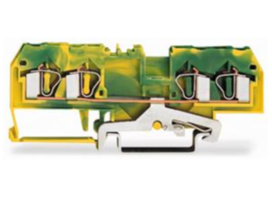 Клемма защитного заземления WAGO 281-657/999-950, 1 pin, 0.08мм²-4.0мм², 800В, 26А, (1 шт)