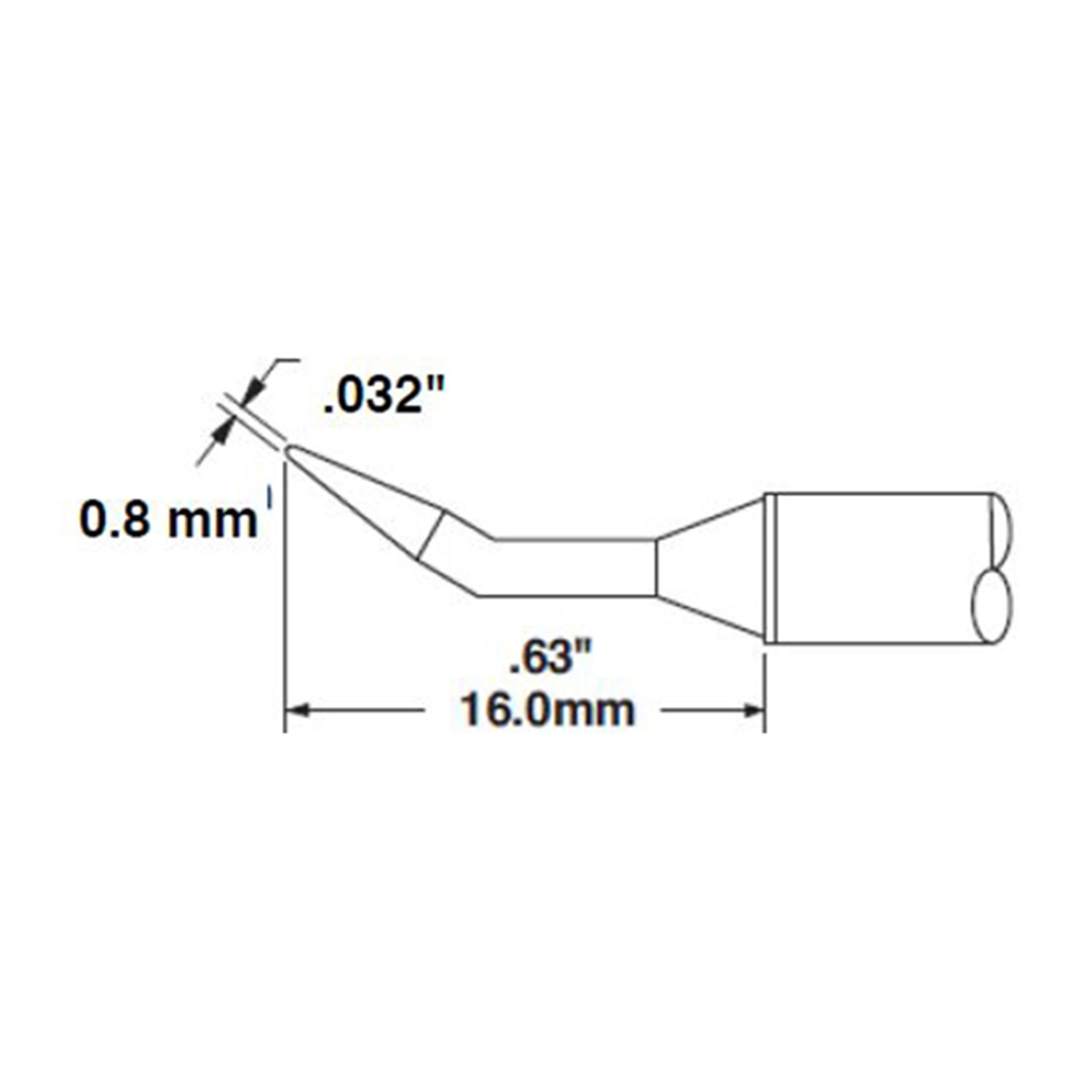 Картридж-наконечник Metcal CVC-5CN1608R 