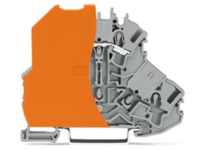 Двухуровневая клемма WAGO 2002-2201/098-000, 2 pin, 0.25мм²-4.0мм², 1000В, 24А, (1 шт)