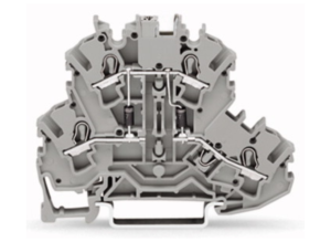 Компонентный клеммная колодка WAGO 2002-2214/1000-490, 2 pin, 0.75мм²-4.0мм², 250В, 0.5А, (1 шт)