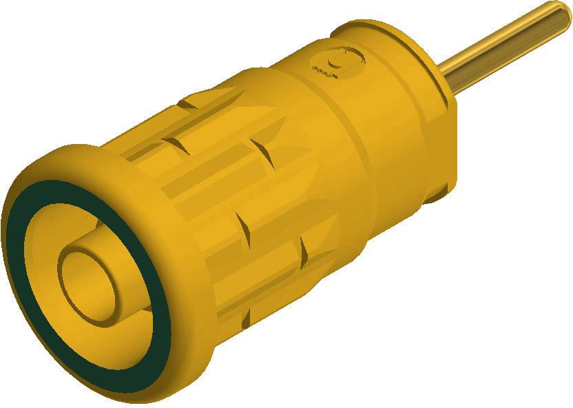 972363188, SKS-HIRSCHMANN SEP 2630 S1,9 - Лабораторное гнездо, Ø-контакта: 4 мм, желто-зеленый : 1шт