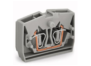 Клемма WAGO 264-304, 1 pin, 0.08мм²-2.5мм², 24А, (1 шт)