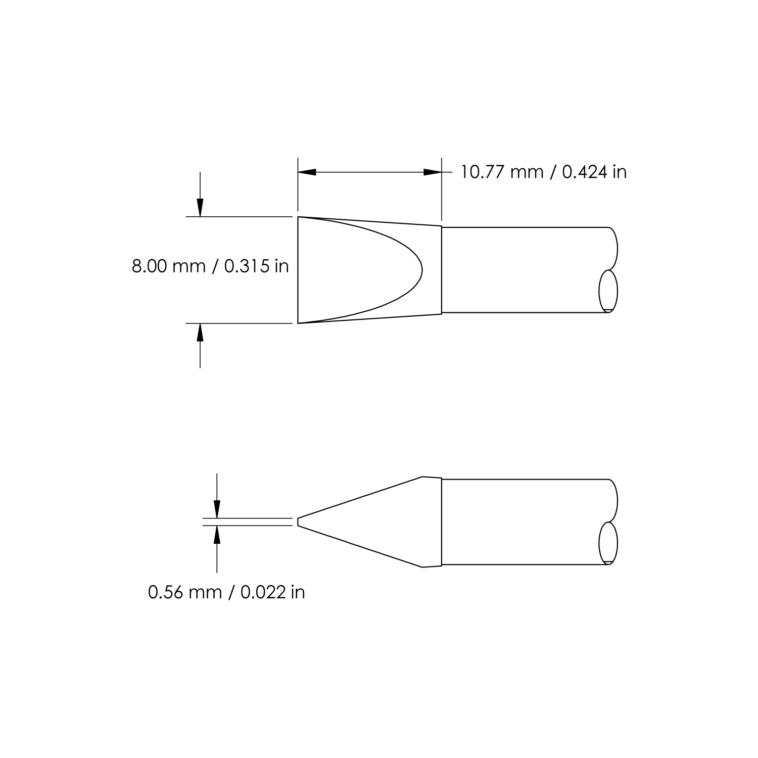 Картридж-наконечник Metcal HCV-9CH0080S 