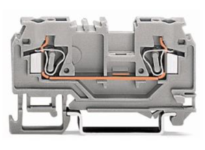 Проходная клеммная колодка WAGO 880-902, 1 pin, 0.08мм²-4.0мм², 800В, 25А, (1 шт)