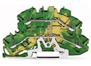Двухуровневый клеммный блок WAGO 2002-2607, 2 pin, 0.25мм²-4.0мм², 600В, 24А, (1 шт)