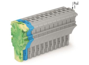 Внутренний разъём WAGO 2022-115/000-039, 15 pin, 0.75мм²-4.0мм², 690В, 24А, CS: 5.2мм, (1 шт)