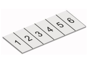 Маркировочная планка WAGO 2009-110/762-808, (1 шт)