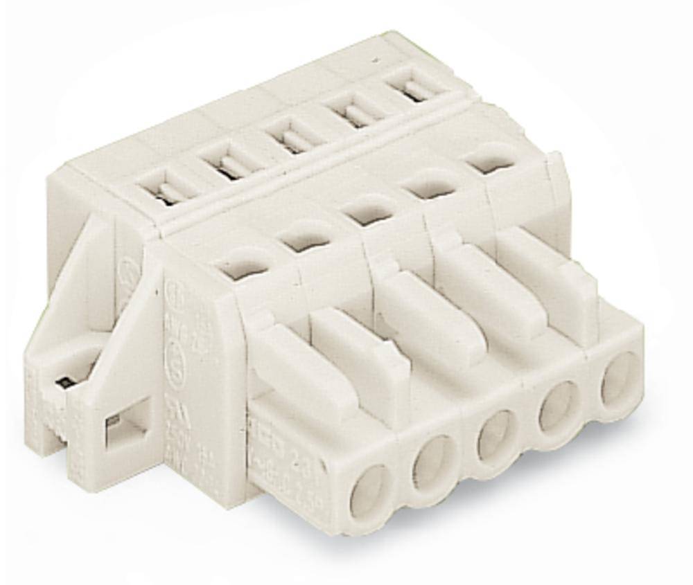 Розетка для подключения кабеля WAGO 721-106/031-000, 6 pin, 0.08мм² - 2.5мм², 630В, 16А, CS: 5мм, (50 шт)