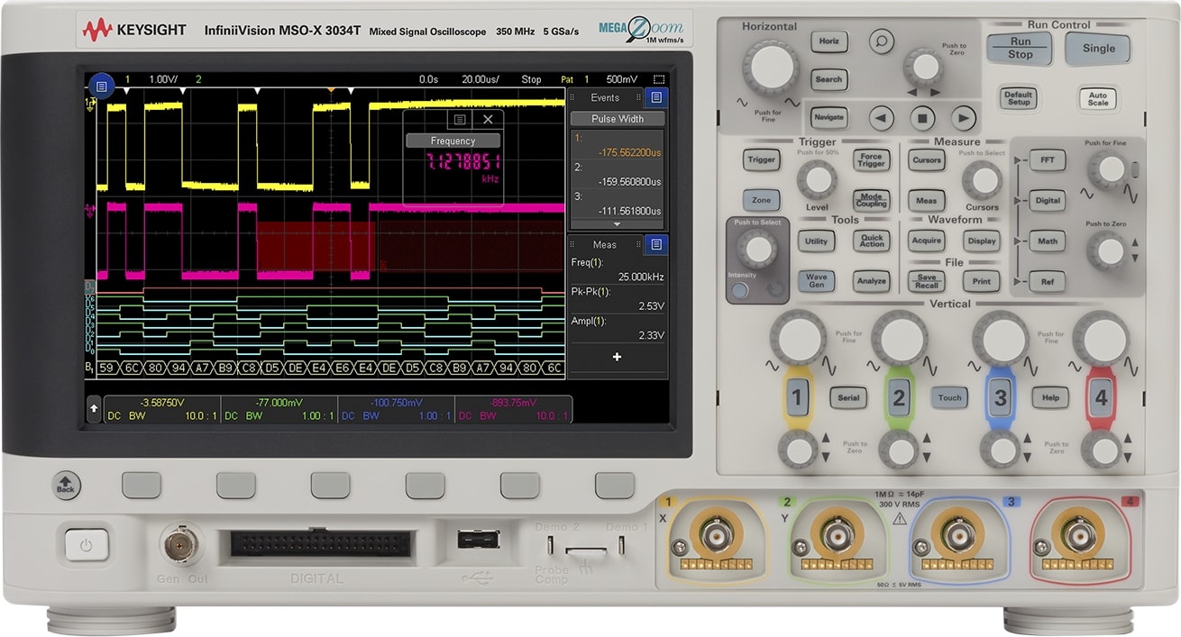 Осциллограф смешанных сигналов Keysight MSOX3034T 