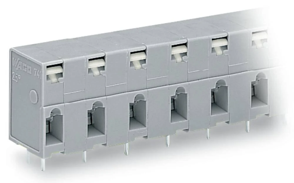 Быстроразъемная клемма WAGO 741-505, 5 pin, 0.08мм² - 2.50мм², 1000В, CS: 10мм, (100 шт)