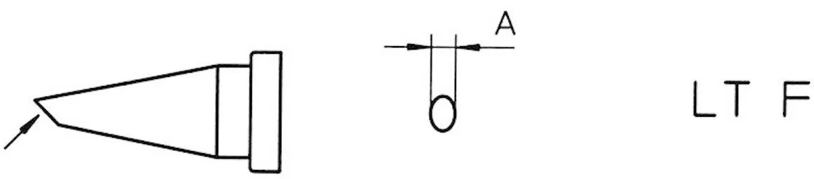 Паяльное жало Weller T0054440899 LT F