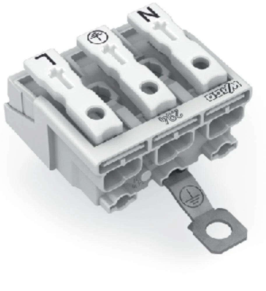 Разъем питания сети WAGO 294-5453, 3 pin, 0.5мм² - 1.5мм², 24А, (500 шт)