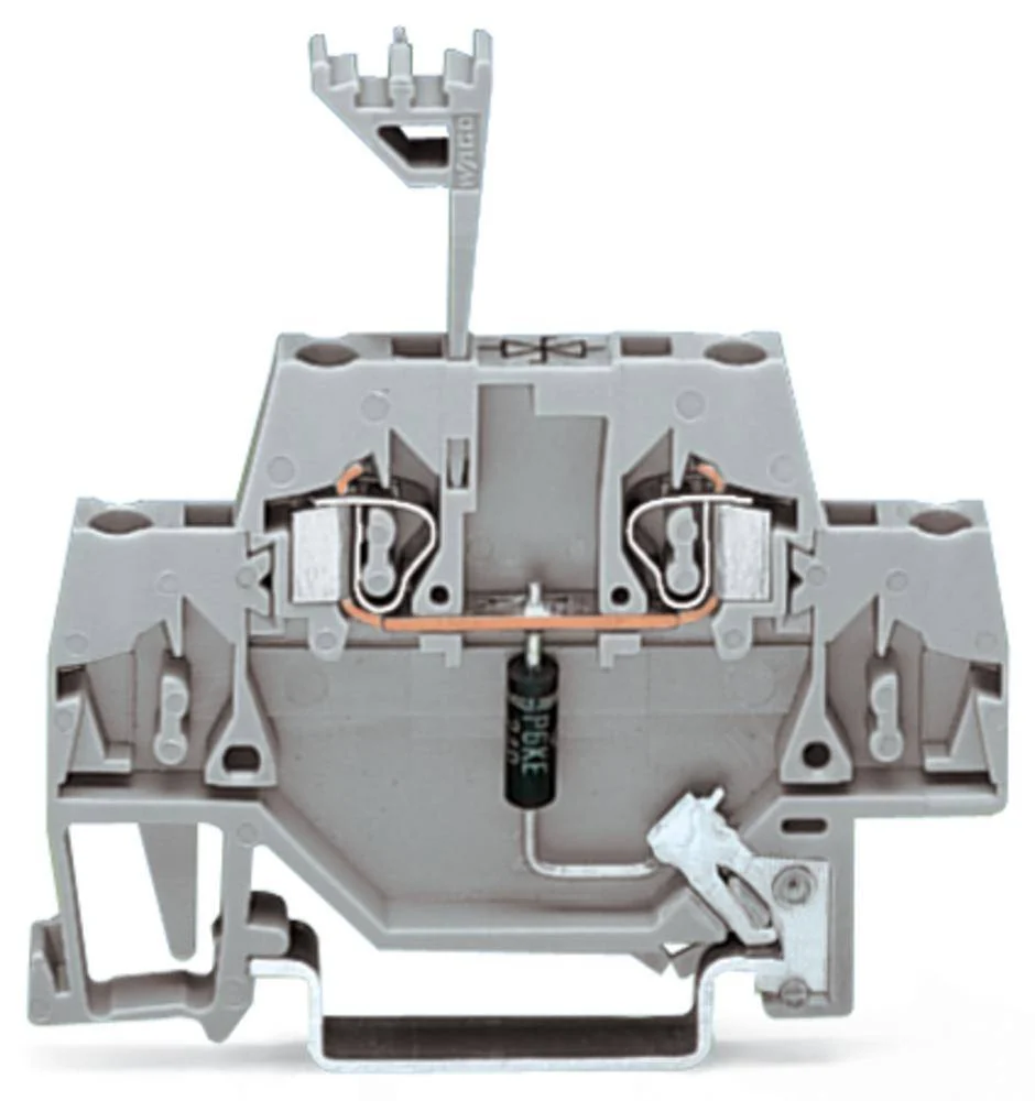 Клемма WAGO 280-502/281-603, 2 pin, 0.08мм² - 2.50мм², 48В, 20А, конф: L, (50 шт)