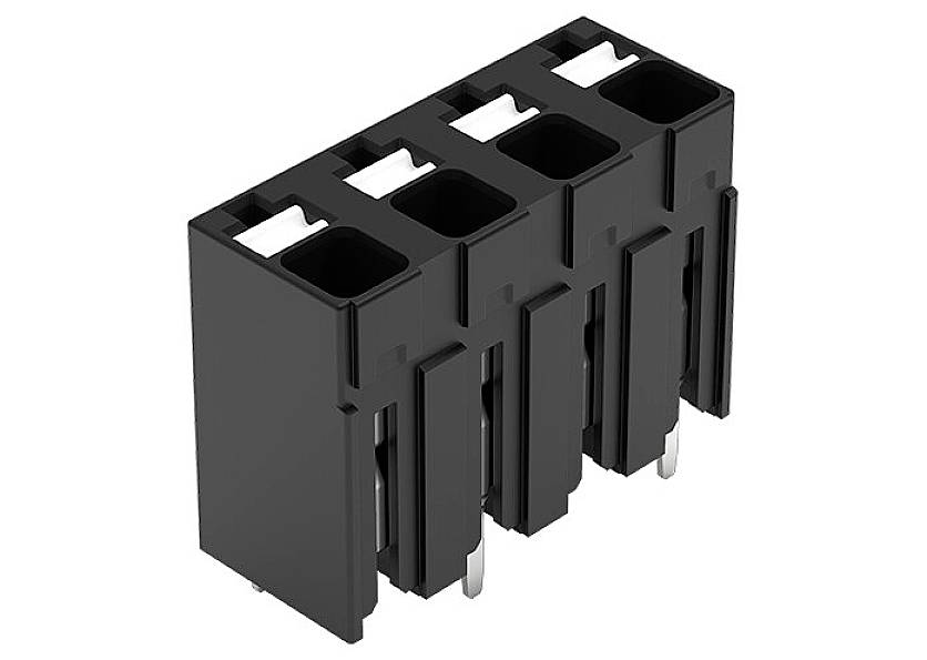 Клемма для печатной платы WAGO 2086-3124/300-000, 4 pin, 0.14мм² - 1.50мм², 1000В, 17.5А, CS: 5мм, (1 шт)