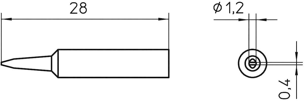 Паяльное жало Weller T0054486099 XNT K