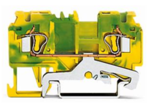 Клеммная колодка заземления WAGO 880-907/999-940, 1 pin, 0.08мм²-4.0мм², 25А, (1 шт)