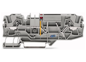 Клеммная колодка предохранителя WAGO 2006-1681/1000-435, 1 pin, 0.5мм²-10мм², 500В, 25А, (1 шт)