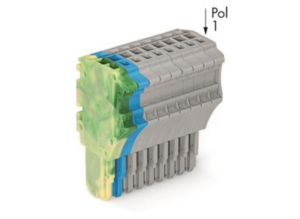 Внутренний разъём WAGO 2020-110/000-039, 10 pin, 0.5мм²-1.5мм², 500В, 13.5А, CS: 3.5мм, (1 шт)