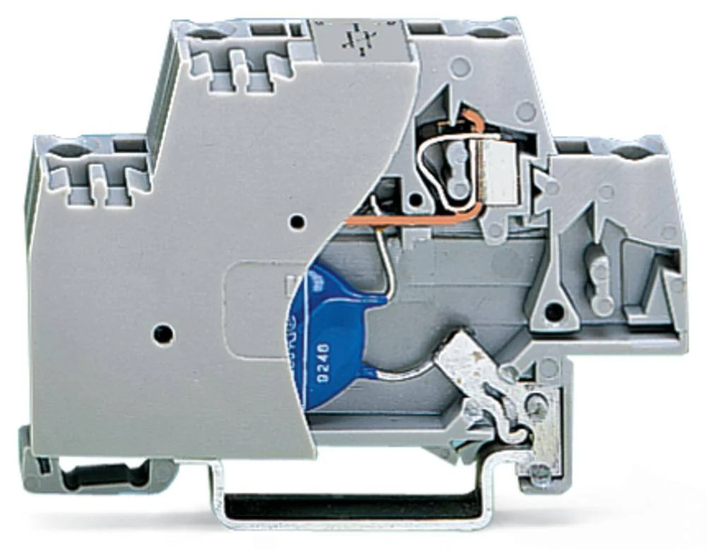Клемма WAGO 280-502/281-584, 2 pin, 0.08мм² - 2.50мм², 60В, 20А, конф: L, (50 шт)