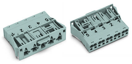 Разъем питания сети WAGO 770-755/060-000, 5 pin, 400В, 25А, (100 шт)