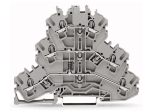 Трехуровневая диодная клемма WAGO 2002-3211/1000-675, 3 pin, 0.75мм²-4.0мм², 250В, 0.5А, (1 шт)