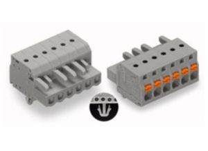 Гнездовой разъем WAGO 2231-109/008-000, 9 pin, 320В, 16А, CS: 5мм, (1 шт)
