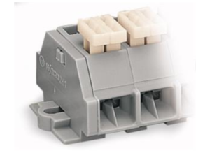 Клеммная колодка WAGO 261-261/332-000, 11 pin, 0.08мм²-2.5мм², 500В, 24А, (1 шт)