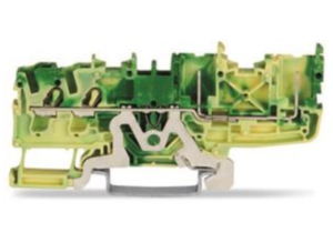 Клемма заземления WAGO 2022-1407/999-953, 1 pin, 0.75мм²-4.0мм², 690В, 24А, (1 шт)