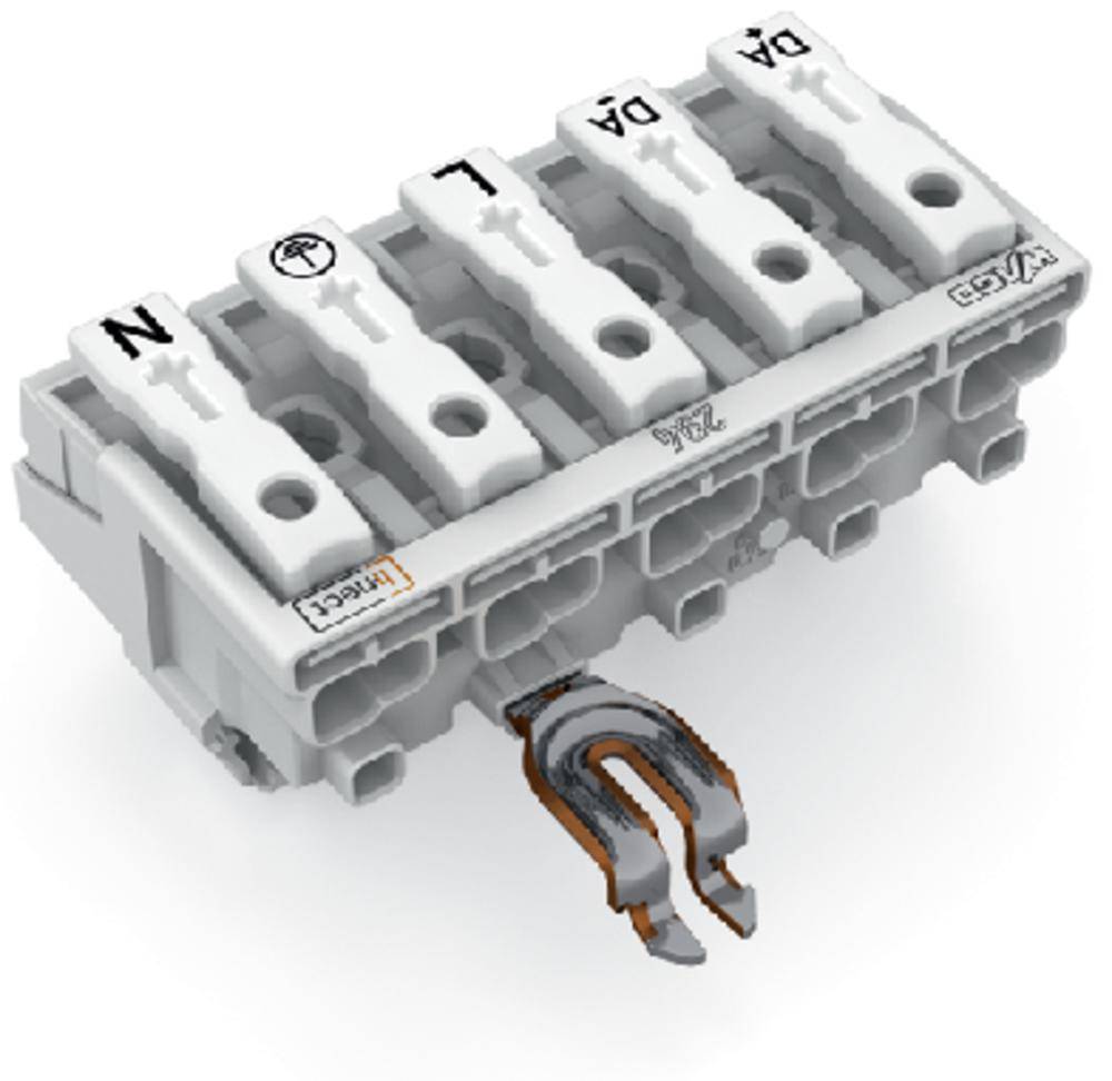 Разъем питания сети WAGO 294-8335, 5 pin, 0.5мм² - 2.5мм², 24А, (250 шт)