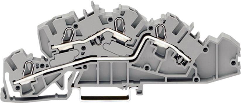 Промышленная клеммная колодка WAGO 2005-7642, 2 pin, 0.50мм² - 6мм², 400В, 36А, конф: L;L, (1 шт)